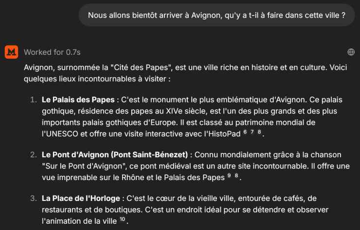 questions à l'intelligence artificielle Mistal.ai