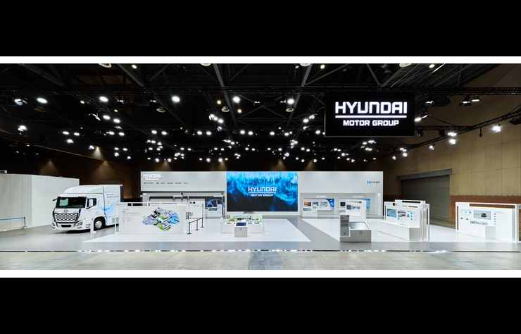 stand Hyundai à l'H2-Meet au Kintex en Corée du Sud