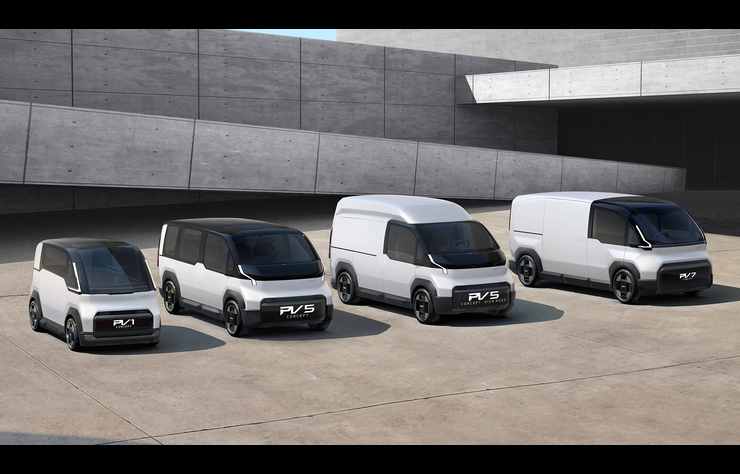 gamme de fourgons électriques compacts Kia