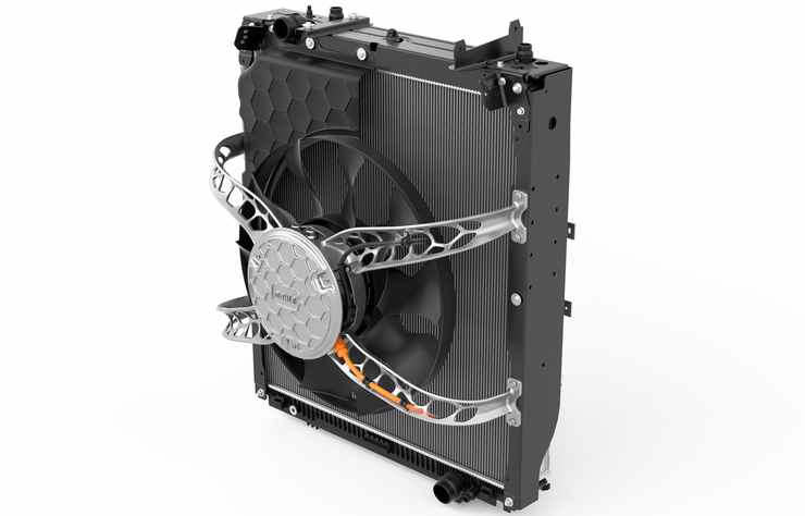 ventilateur Mahle inspiré par les ailes d'une chouette