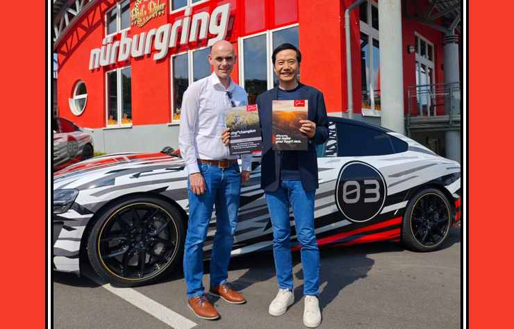 Xiaomi SU7 au Nurburgring avec Lei Jung