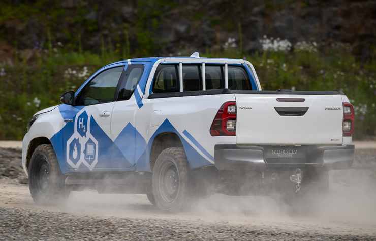 prototype à hydrogène pick-up Toyota Hilux