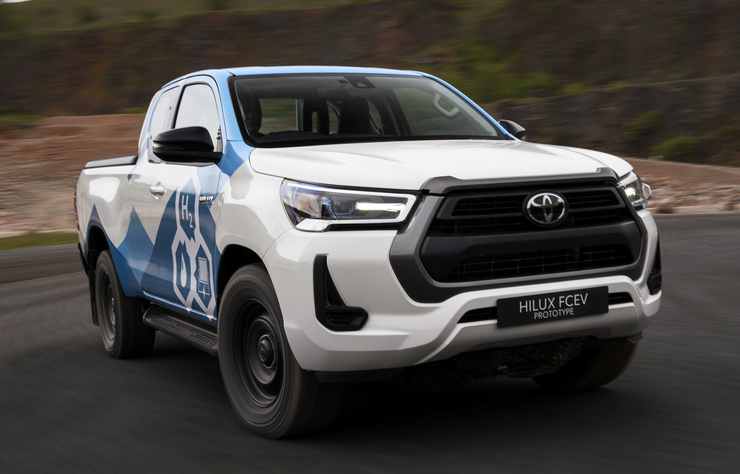 prototype à hydrogène pick-up Toyota Hilux