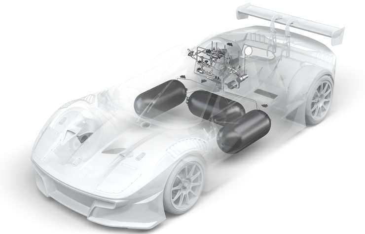 Ligier JS2 RH2 à hydrogène par Bosch