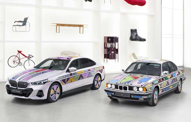 Art car BMW i5 de Esther Mahlangu