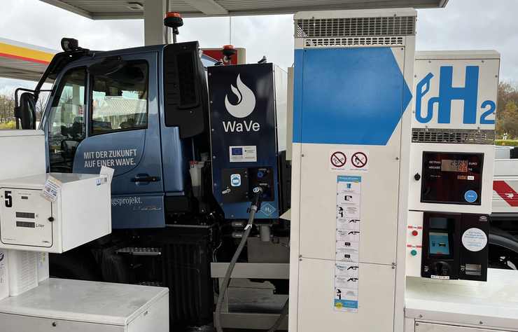 prototype Mercedes Unimog à hydrogène