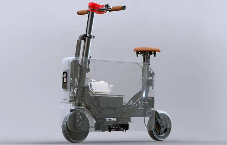 Cette mini moto électrique pliable fait la taille d'une valise ! -  Cleanrider