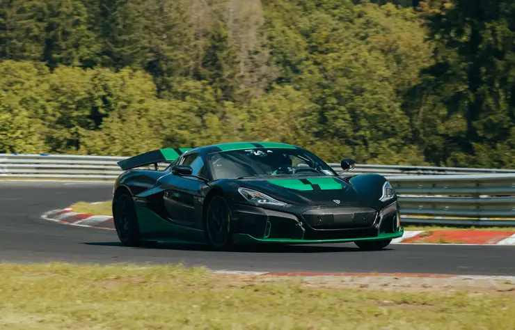 Rimac nevera Time Attack au Nurburgring