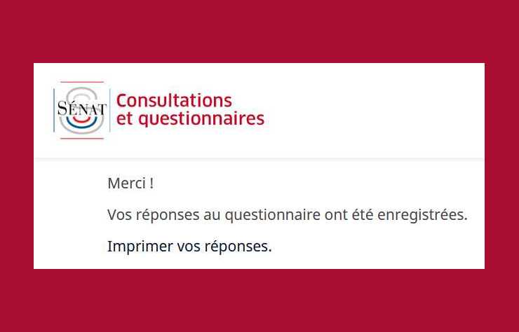 questionnaire du sénat sur les zones à faible émission, les ZFE