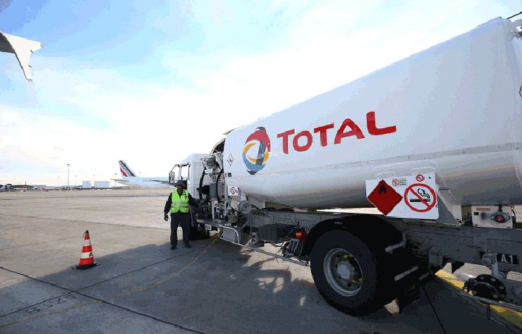 Total fournisseur de carburant recyclé, du biokérosène, pour les avions