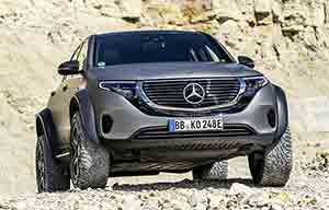 EQC 4x4², quand Mercedes a de l'humour