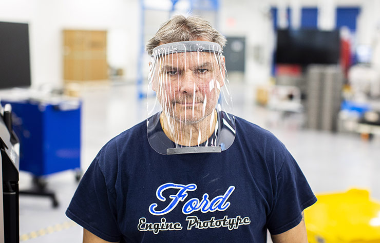 Masque de protection de Ford