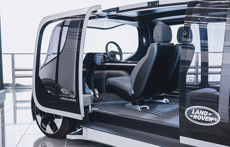 Jaguar Land Rover Vector prototype électrique autonome