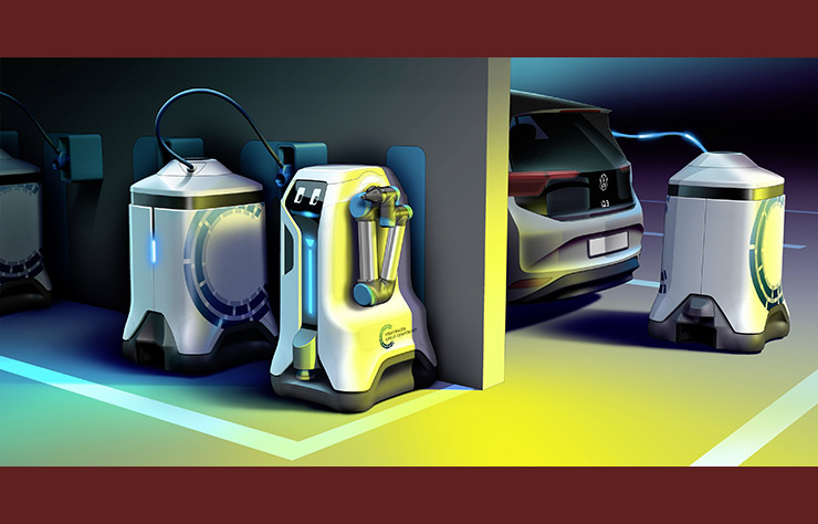Concept de robot de recharge Volkswagen