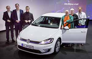 100 000 Volkswagen eGolf électriques