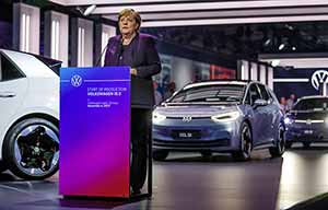 Angela Merkel pour soutenir la Volkswagen ID.3