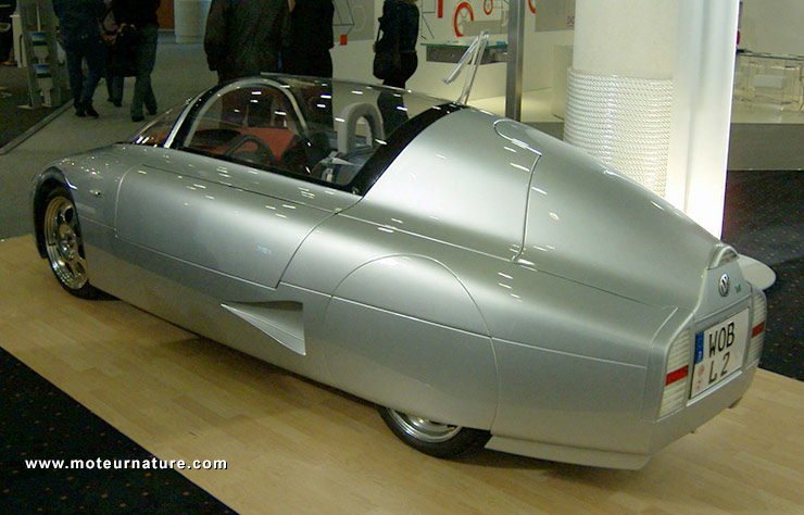 Prototype Volkswagen de voiture ne consommant qu'1 l/100 km