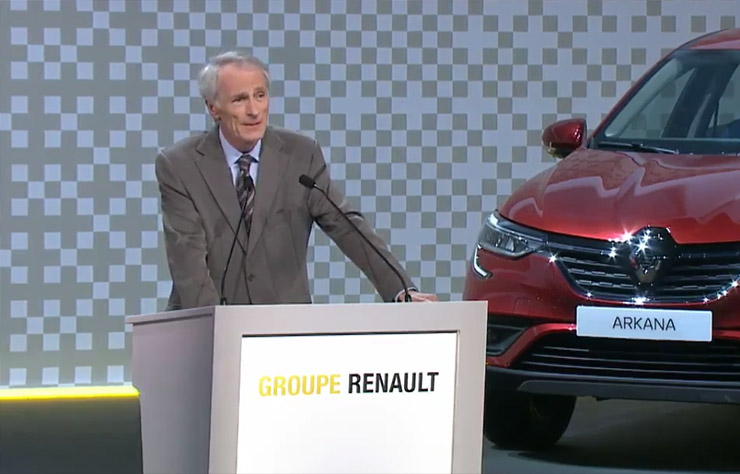 Jean-Dominique Senard à l'assemblée générale Renault 2019