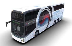 Hyundai réalise un autobus électrique à étage