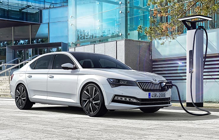 Skoda Superb iV hybride rechargeable