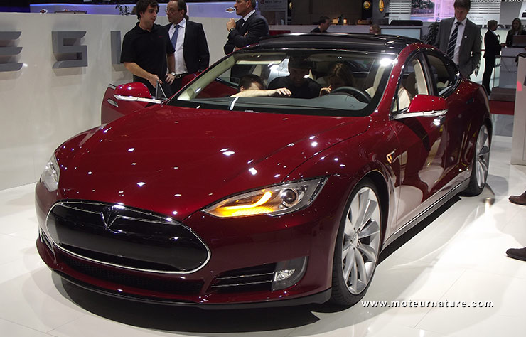 Tesla Model S en 2012