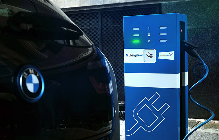 Charge Now, service recharge de voitures électriques de BMW et Daimler