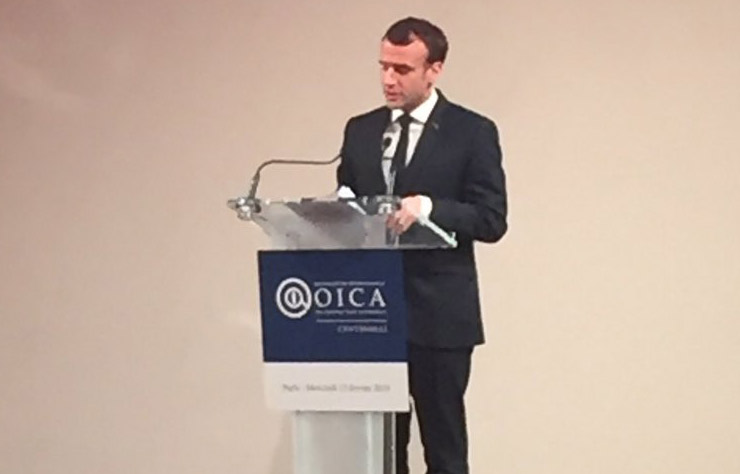Emmanuel Monarc au gala de l'OICA