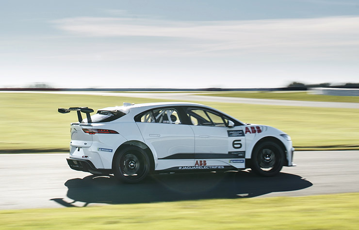 eTrophy, course de Jaguar I-Pace électriques