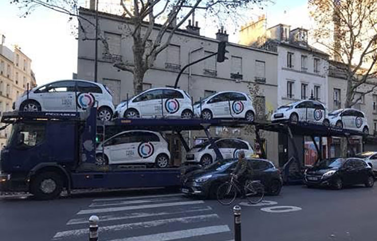 Voitures Free2Move en autopartage à Paris