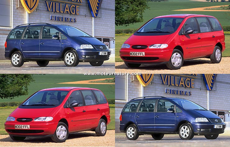 Ford Galaxy et Volkswagen Sharan