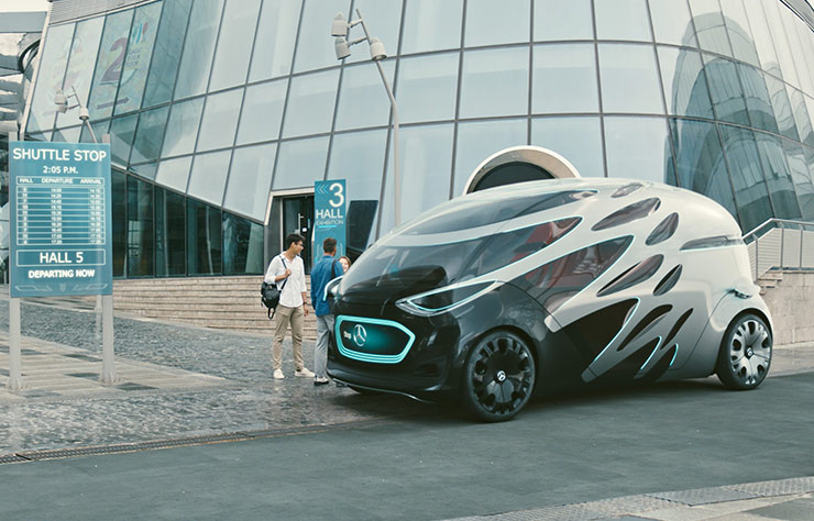 Concept autonome Mercedes Vision Urbanetic