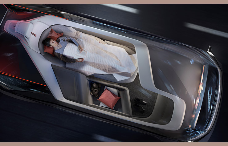 Concept autonome Volvo 360c