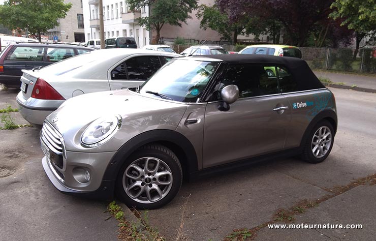 Mini de DriveNow à Berlin