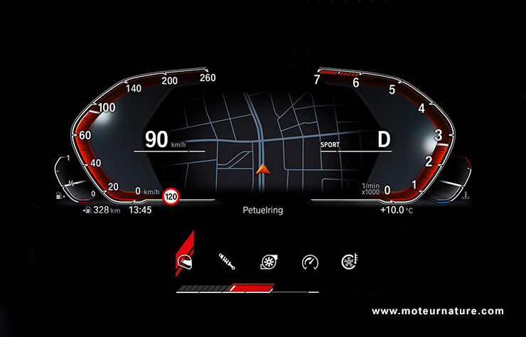 Tableau de bord BMW