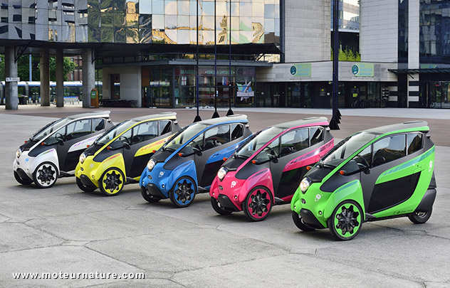 Cité Lib, l'autopartage de Toyota i-Road à Grenoble