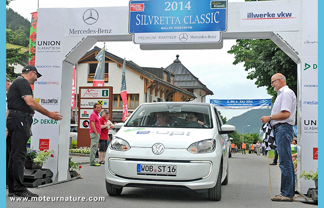 La Volkswagen e-up! gagne le rally de Silvretta