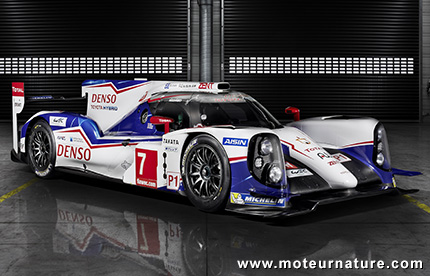 Toyota TS040 hybride de compétition