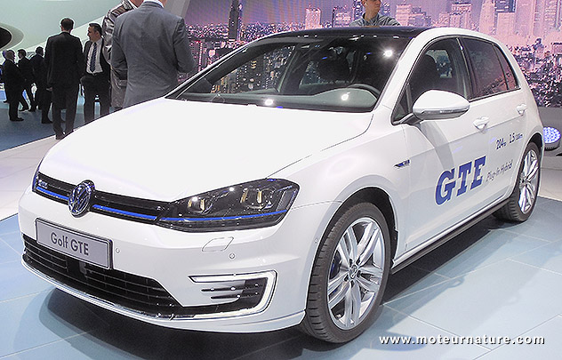 Volkswagen Golf GTE hybride rechargeable