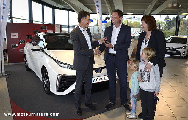 Premier client danois de la Toyota Mirai