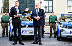 La police de Munich en BMW i3
