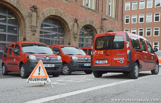 Renault Kangoo ZE des pompiers de Hambourg