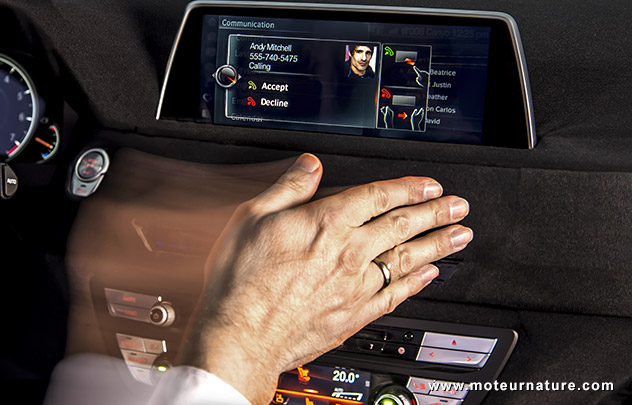 Commandes gestuelles sur la future BMW série 7