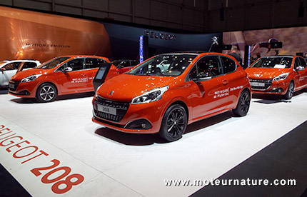 La Peugeot 208 au salon de Genève