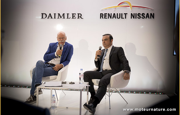 Dieter Zetsche et Carlos Ghosn