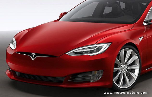 Tesla Model S nouvelle face avant