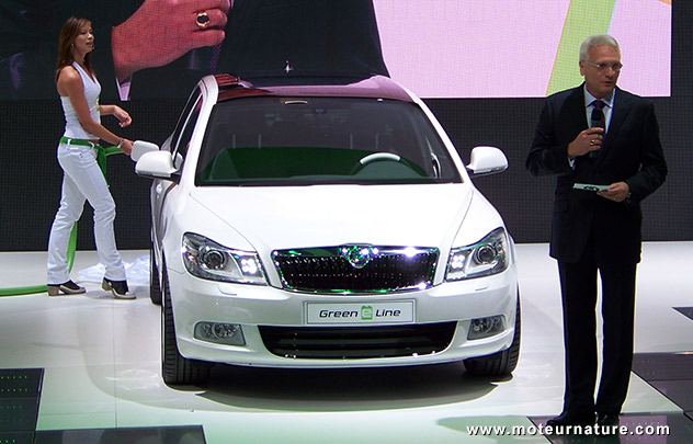 Skoda octavia Green-e-Line prototype 2010