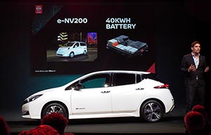 Le Nissan e-NV200 voit sa batterie augmentée à 40 kWh