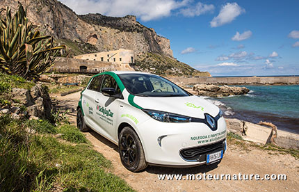 Renault Zoé en Sicile