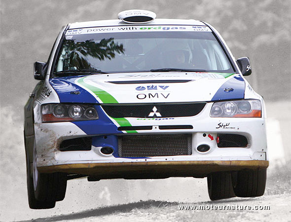 Mitsubishi gaz naturel Stohl Racing