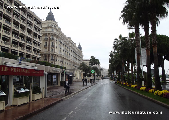 La Croisette de Cannes pendant le G20 